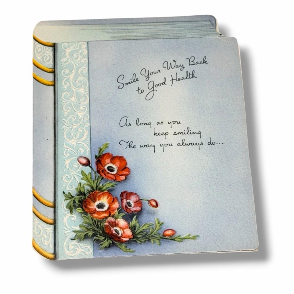 The Wishing Well Smile Your Way Back to Good Health Vintage Get Well Card I249